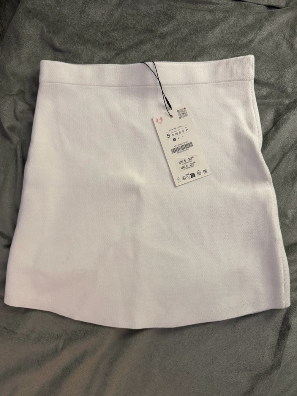 Zara White Mini Skirt